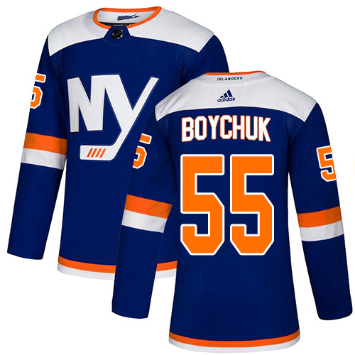 Adidas Islanders #55 Johnny Boychuk Blue Authentic Alternate Stitched NHL Jersey Adidas Islanders #55 Johnny Boychuk Blue Authentic Alternate Stitched NHL Jersey
