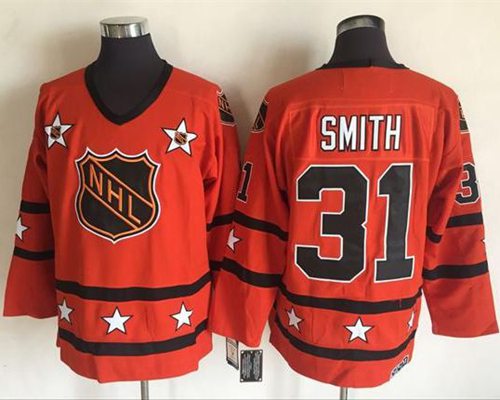 Islanders #31 Billy Smith Orange All-Star CCM Throwback Stitched NHL Jersey Islanders #31 Billy Smith Orange All-Star CCM Throwback Stitched NHL Jersey