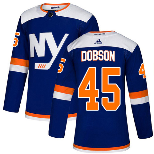Adidas Islanders #45 Noah Dobson Blue Alternate Authentic Stitched NHL Jersey Adidas Islanders #45 Noah Dobson Blue Alternate Authentic Stitched NHL Jersey