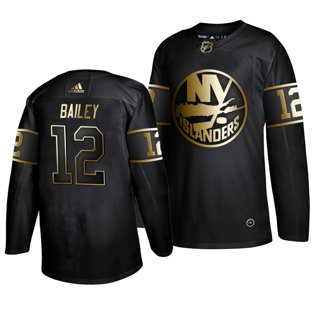 Adidas Islanders #12 Josh Bailey Men's 2019 Black Golden Edition Authentic Stitched NHL Jersey Adidas Islanders #12 Josh Bailey Men's 2019 Black Golden Edition Authentic Stitched NHL Jersey