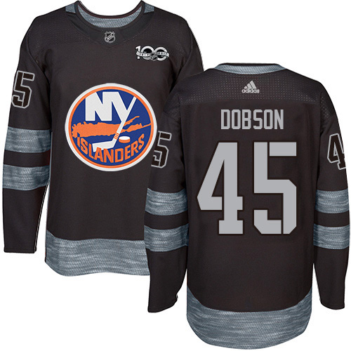 Adidas Islanders #45 Noah Dobson Black 1917-2017 100th Anniversary Stitched NHL Jersey Adidas Islanders #45 Noah Dobson Black 1917-2017 100th Anniversary Stitched NHL Jersey