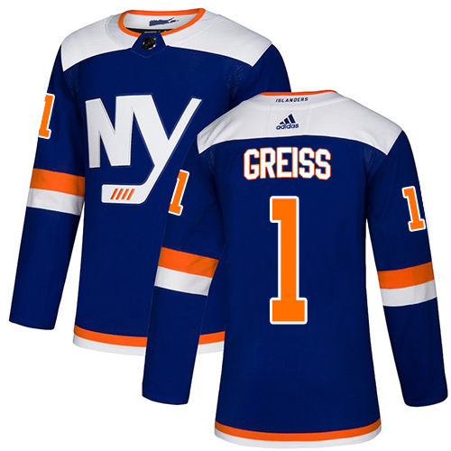 Adidas Islanders #1 Thomas Greiss Blue Authentic Alternate Stitched NHL Jersey Adidas Islanders #1 Thomas Greiss Blue Authentic Alternate Stitched NHL Jersey