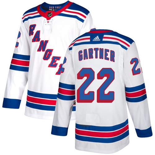 Adidas Rangers #22 Mike Gartner White Away Authentic Stitched NHL Jersey Adidas Rangers #22 Mike Gartner White Away Authentic Stitched NHL Jersey