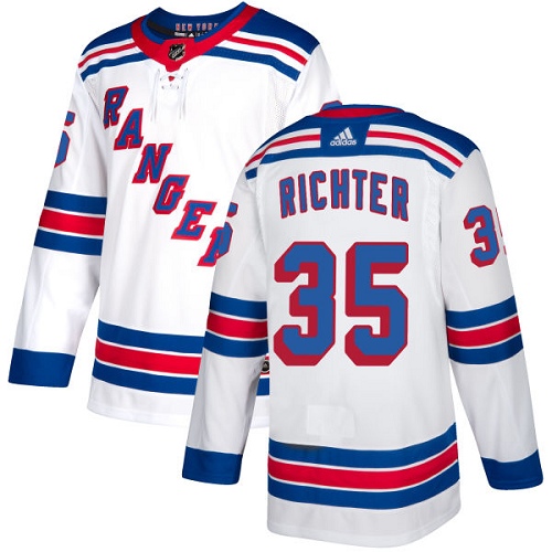 Adidas Rangers #35 Mike Richter White Away Authentic Stitched NHL Jersey Adidas Rangers #35 Mike Richter White Away Authentic Stitched NHL Jersey