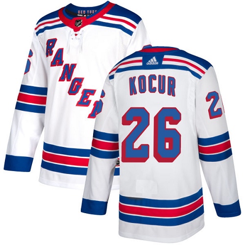 Adidas Rangers #26 Joe Kocur White Away Authentic Stitched NHL Jersey Adidas Rangers #26 Joe Kocur White Away Authentic Stitched NHL Jersey