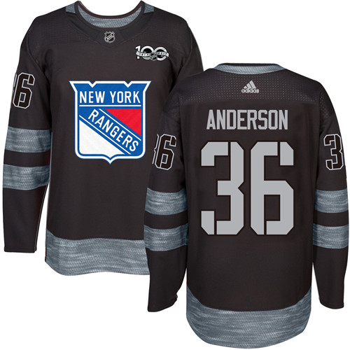 Adidas Rangers #36 Glenn Anderson Black 1917-2017 100th Anniversary Stitched NHL Jersey Adidas Rangers #36 Glenn Anderson Black 1917-2017 100th Anniversary Stitched NHL Jersey