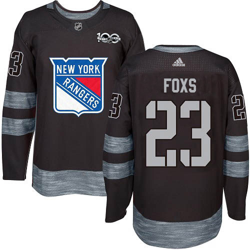 Adidas Rangers #23 Adam Foxs Black 1917-2017 100th Anniversary Stitched NHL Jersey Adidas Rangers #23 Adam Foxs Black 1917-2017 100th Anniversary Stitched NHL Jersey
