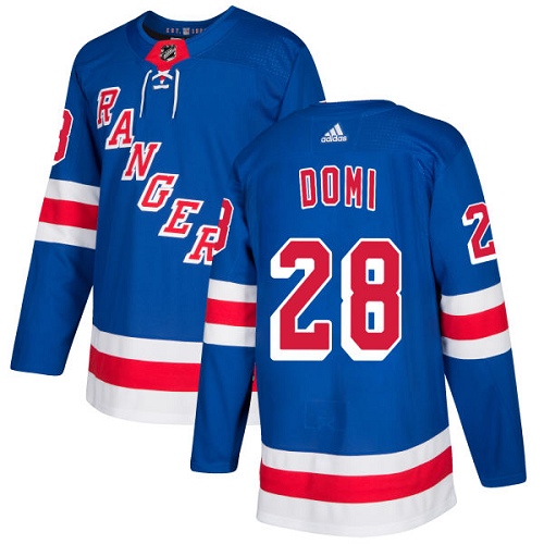 Adidas Rangers #28 Tie Domi Royal Blue Home Authentic Stitched NHL Jersey Adidas Rangers #28 Tie Domi Royal Blue Home Authentic Stitched NHL Jersey