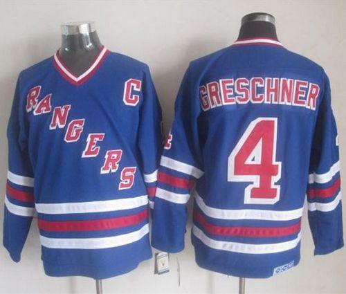 Rangers #4 Ron Greschner Blue CCM Heroes Of Hockey Alumni Stitched NHL Jersey Rangers #4 Ron Greschner Blue CCM Heroes Of Hockey Alumni Stitched NHL Jersey