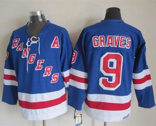 Rangers #9 Adam Graves Light Blue CCM Throwback Stitched NHL Jersey Rangers #9 Adam Graves Light Blue CCM Throwback Stitched NHL Jersey