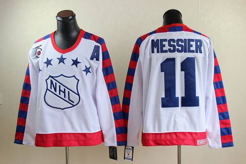 Rangers #11 Mark Messier White All Star CCM Throwback 75TH Stitched NHL Jersey Rangers #11 Mark Messier White All Star CCM Throwback 75TH Stitched NHL Jersey