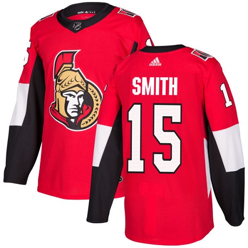 Adidas Senators #15 Zack Smith Red Home Authentic Stitched NHL Jersey Adidas Senators #15 Zack Smith Red Home Authentic Stitched NHL Jersey