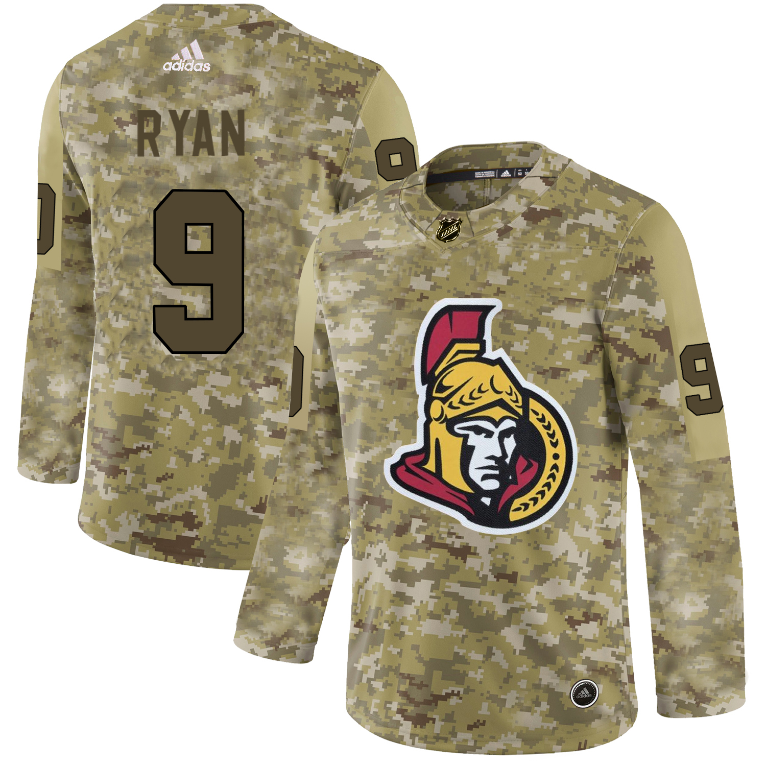 Adidas Senators #9 Bobby Ryan Camo Authentic Stitched NHL Jersey Adidas Senators #9 Bobby Ryan Camo Authentic Stitched NHL Jersey