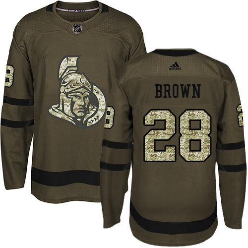 Adidas Senators #28 Connor Brown Green Salute to Service Stitched NHL Jersey Adidas Senators #28 Connor Brown Green Salute to Service Stitched NHL Jersey