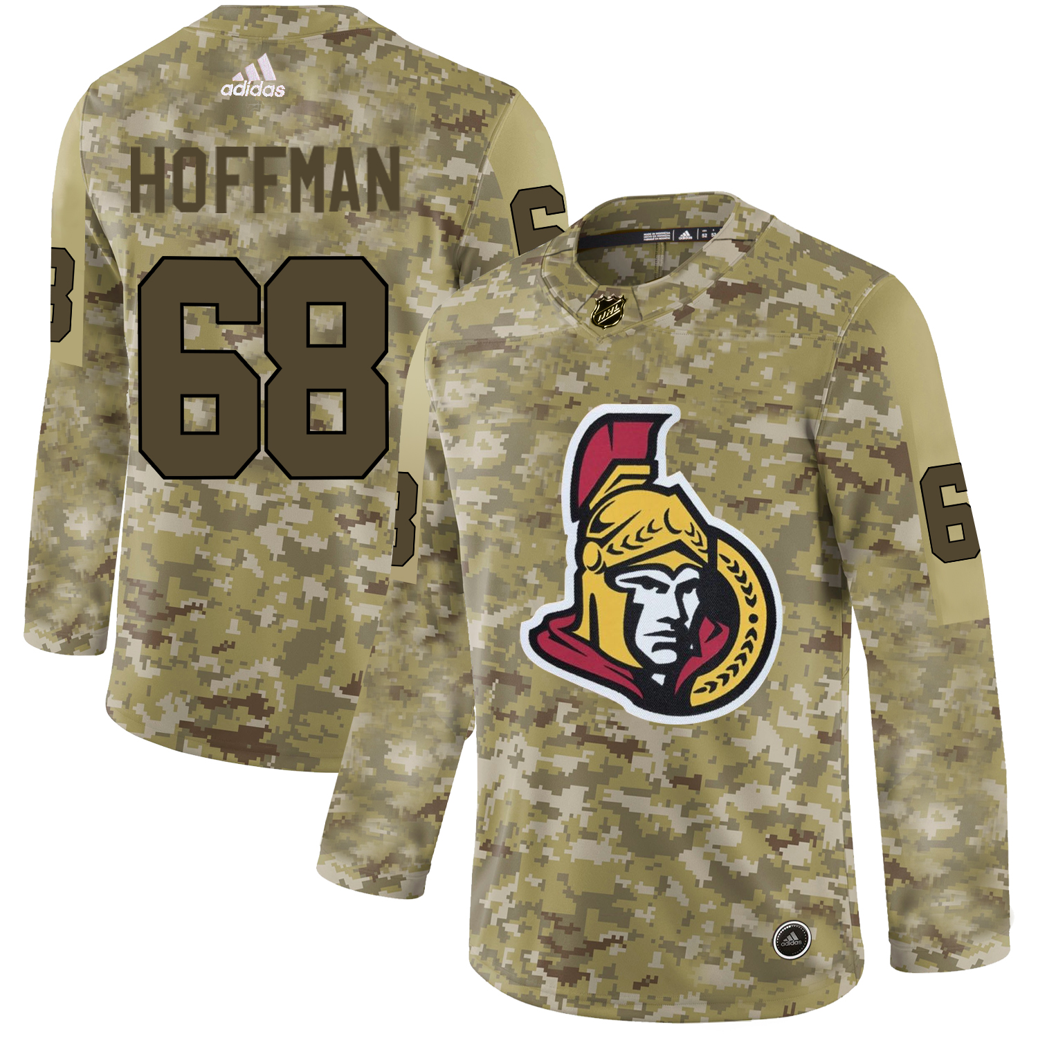 Adidas Senators #68 Mike Hoffman Camo Authentic Stitched NHL Jersey Adidas Senators #68 Mike Hoffman Camo Authentic Stitched NHL Jersey