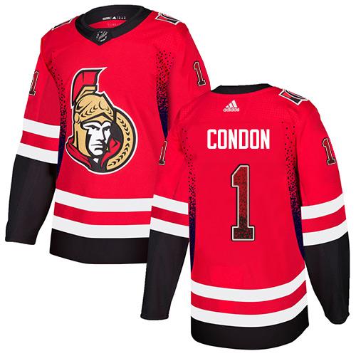 Adidas Senators #1 Mike Condon Red Home Authentic Drift Fashion Stitched NHL Jersey Adidas Senators #1 Mike Condon Red Home Authentic Drift Fashion Stitched NHL Jersey