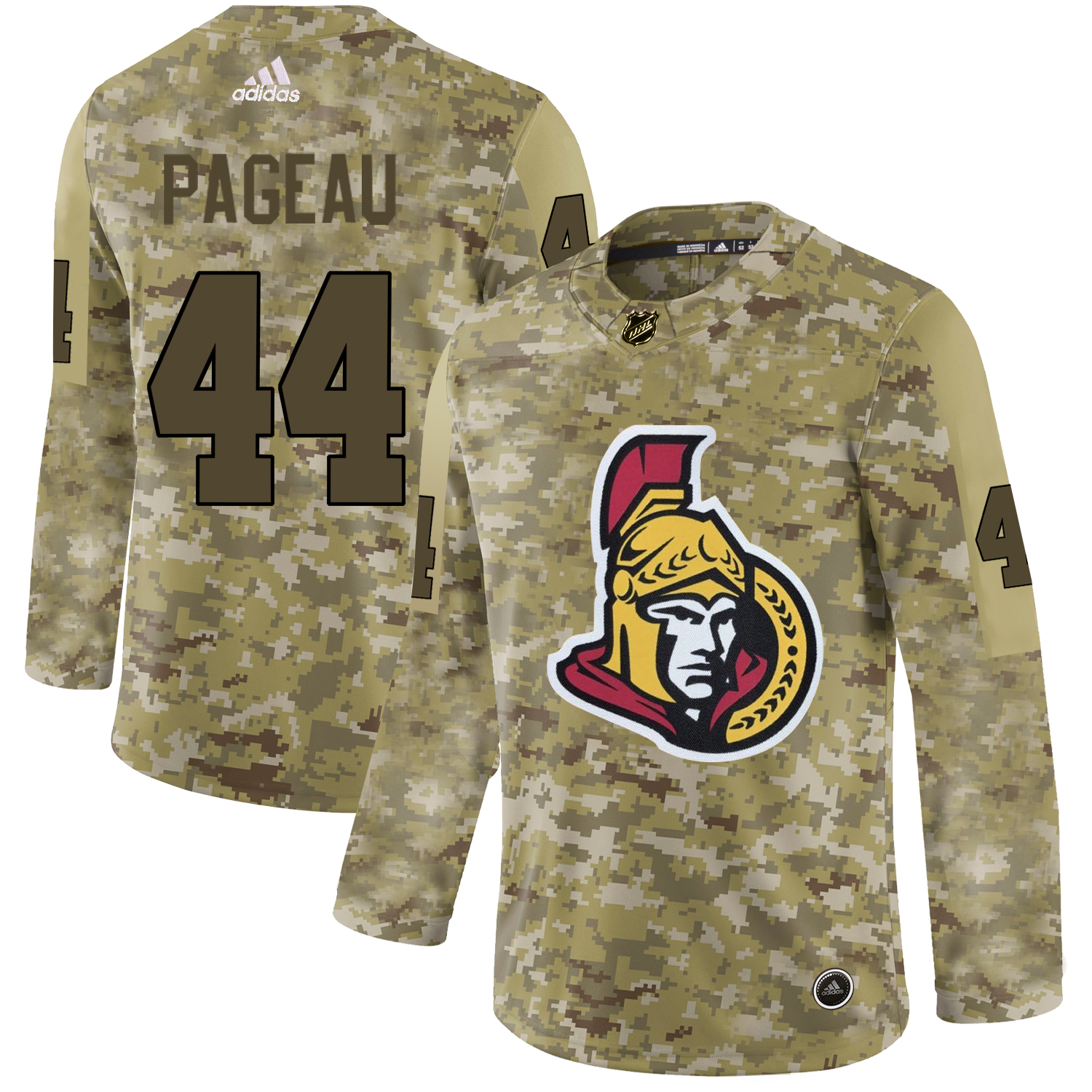 Adidas Senators #44 Jean-Gabriel Pageau Camo Authentic Stitched NHL Jersey Adidas Senators #44 Jean-Gabriel Pageau Camo Authentic Stitched NHL Jersey