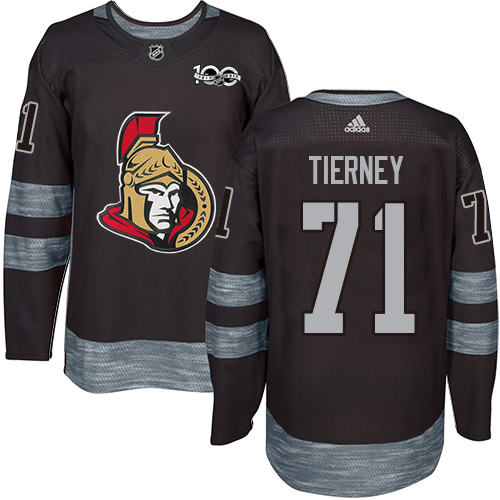 Adidas Senators #71 Chris Tierney Black 1917-2017 100th Anniversary Stitched NHL Jersey Adidas Senators #71 Chris Tierney Black 1917-2017 100th Anniversary Stitched NHL Jersey