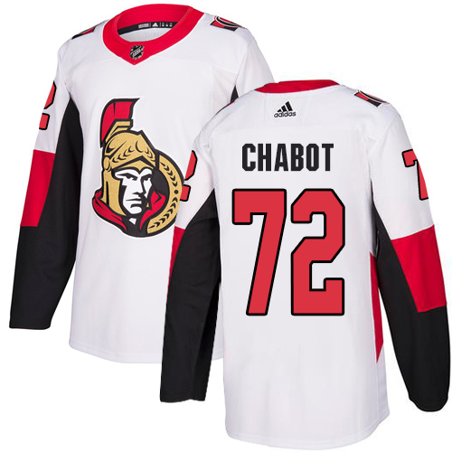 Adidas Senators #72 Thomas Chabot White Road Authentic Stitched NHL Jersey Adidas Senators #72 Thomas Chabot White Road Authentic Stitched NHL Jersey