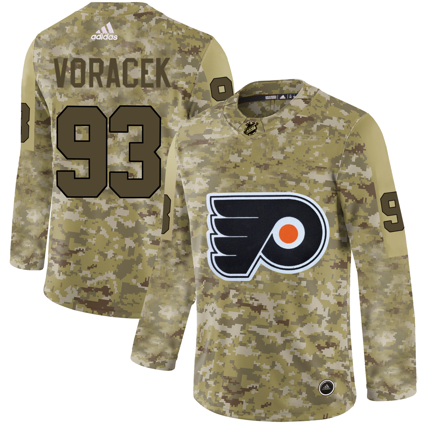 Adidas Flyers #93 Jakub Voracek Camo Authentic Stitched NHL Jersey Adidas Flyers #93 Jakub Voracek Camo Authentic Stitched NHL Jersey