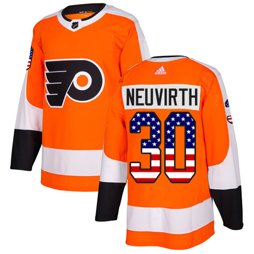Adidas Flyers #30 Michal Neuvirth Orange Home Authentic USA Flag Stitched NHL Jersey Adidas Flyers #30 Michal Neuvirth Orange Home Authentic USA Flag Stitched NHL Jersey