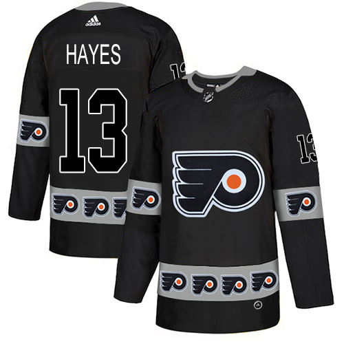 Adidas Flyers #13 Kevin Hayes Black Authentic Team Logo Fashion Stitched NHL Jersey Adidas Flyers #13 Kevin Hayes Black Authentic Team Logo Fashion Stitched NHL Jersey