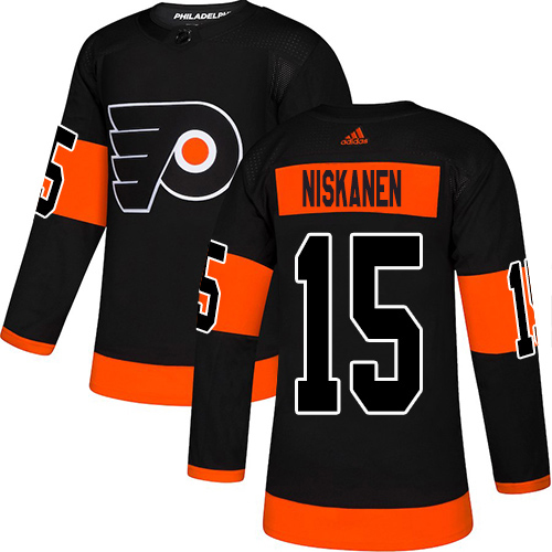 Adidas Flyers #15 Matt Niskanen Black Alternate Authentic Stitched NHL Jersey Adidas Flyers #15 Matt Niskanen Black Alternate Authentic Stitched NHL Jersey