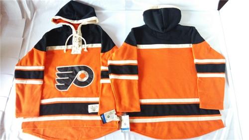 Flyers Blank Orange Sawyer Hooded Sweatshirt Stitched NHL Jersey Flyers Blank Orange Sawyer Hooded Sweatshirt Stitched NHL Jersey