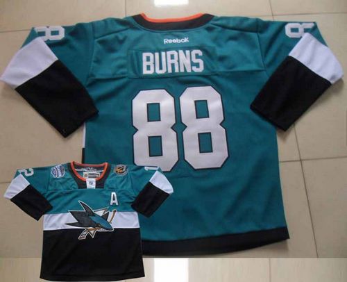 Sharks #88 Brent Burns Teal/Black 2015 Stadium Series Stitched NHL Jersey Sharks #88 Brent Burns Teal/Black 2015 Stadium Series Stitched NHL Jersey