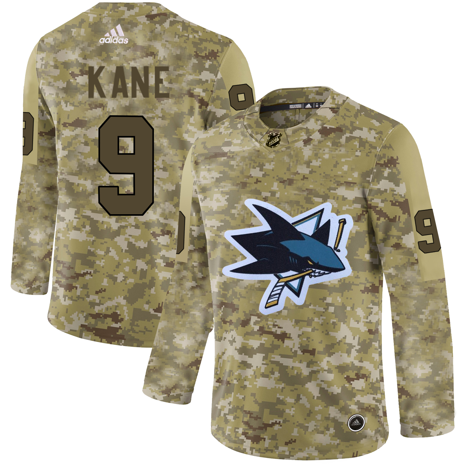 Adidas Sharks #9 Evander Kane Camo Authentic Stitched NHL Jersey Adidas Sharks #9 Evander Kane Camo Authentic Stitched NHL Jersey