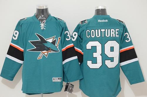 Sharks #39 Logan Couture Teal Stitched NHL Jersey Sharks #39 Logan Couture Teal Stitched NHL Jersey