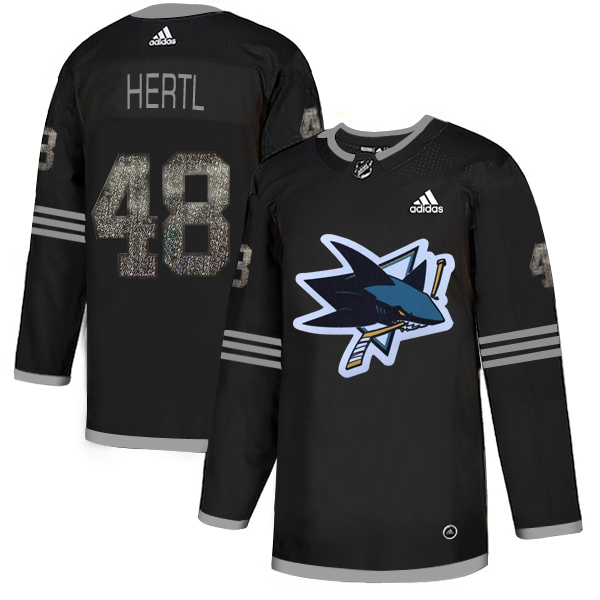 Adidas Sharks #48 Tomas Hertl Black Authentic Classic Stitched NHL Jersey Adidas Sharks #48 Tomas Hertl Black Authentic Classic Stitched NHL Jersey