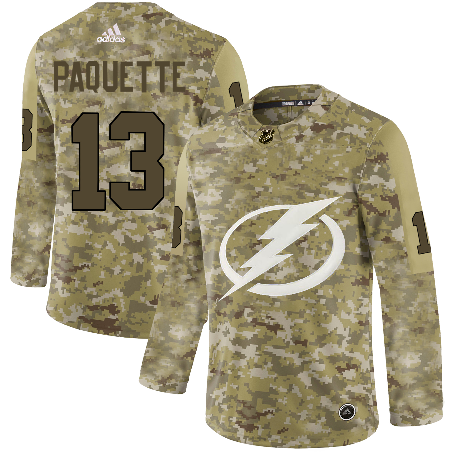 Adidas Lightning #13 Cedric Paquette Camo Authentic Stitched NHL Jersey Adidas Lightning #13 Cedric Paquette Camo Authentic Stitched NHL Jersey