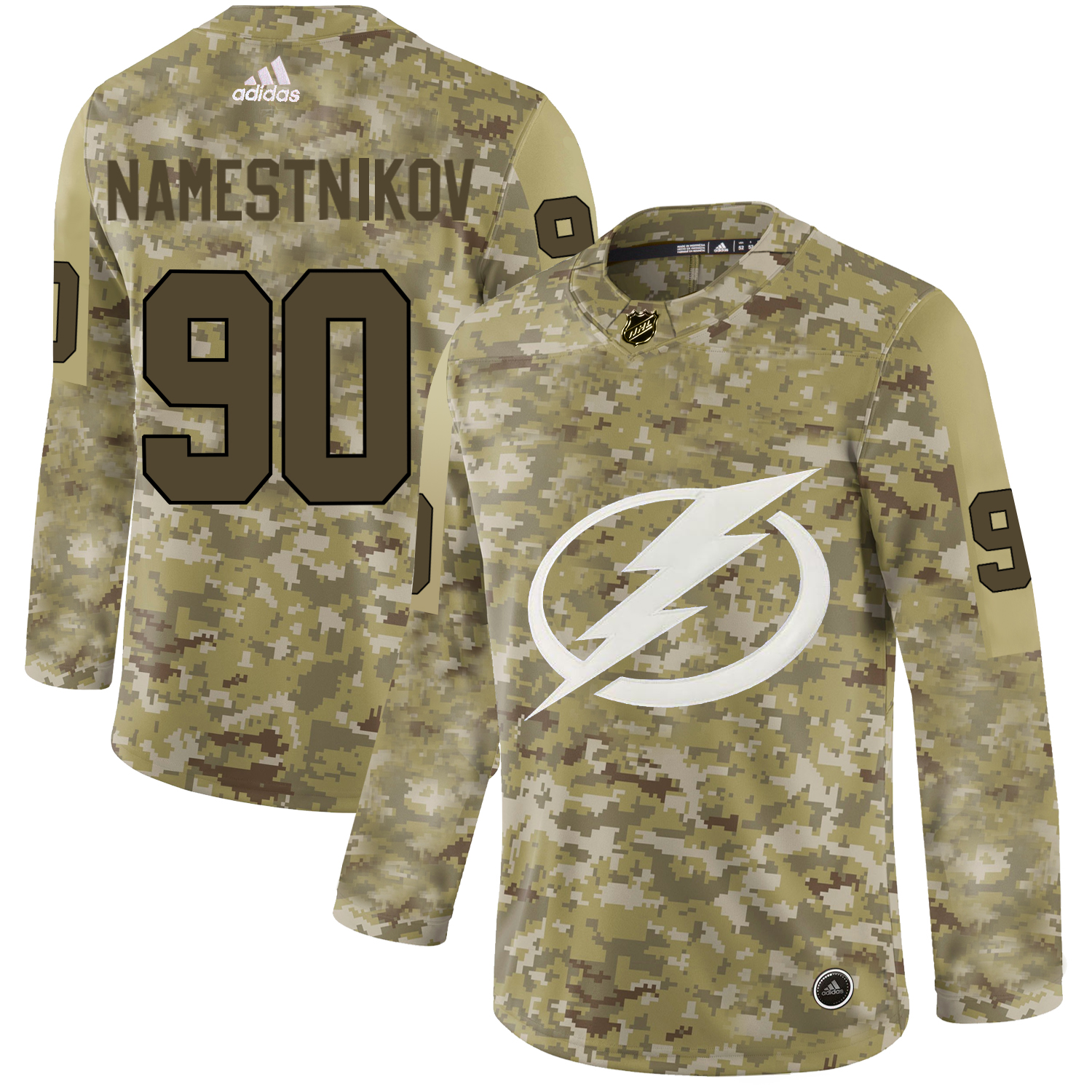 Adidas Lightning #90 Vladislav Namestnikov Camo Authentic Stitched NHL Jersey Adidas Lightning #90 Vladislav Namestnikov Camo Authentic Stitched NHL Jersey