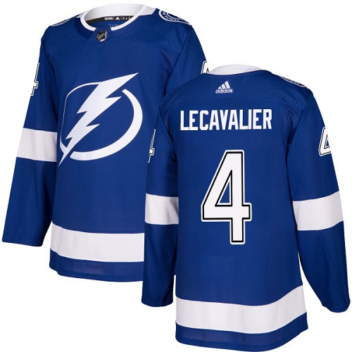 Adidas Lightning #4 Vincent Lecavalier Blue Home Authentic Stitched NHL Jersey Adidas Lightning #4 Vincent Lecavalier Blue Home Authentic Stitched NHL Jersey