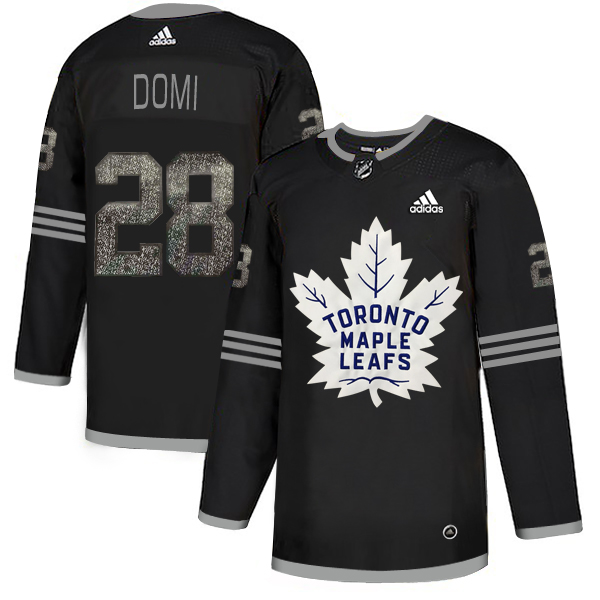 Adidas Maple Leafs #28 Tie Domi Black Authentic Classic Stitched NHL Jersey Adidas Maple Leafs #28 Tie Domi Black Authentic Classic Stitched NHL Jersey