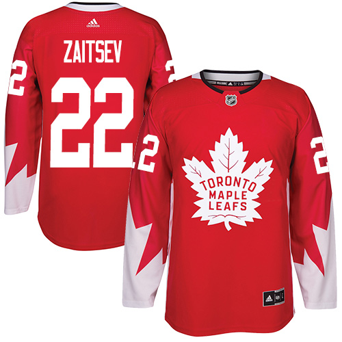 Adidas Maple Leafs #22 Nikita Zaitsev Red Team Canada Authentic Stitched NHL Jersey Adidas Maple Leafs #22 Nikita Zaitsev Red Team Canada Authentic Stitched NHL Jersey
