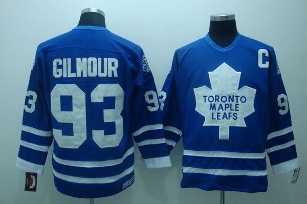 Maple Leafs #93 Doug Gilmour Stitched Blue CCM Throwback NHL Jersey Maple Leafs #93 Doug Gilmour Stitched Blue CCM Throwback NHL Jersey