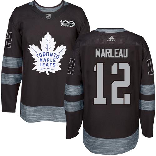 Adidas Maple Leafs #12 Patrick Marleau Black 1917-2017 100th Anniversary Stitched NHL Jersey Adidas Maple Leafs #12 Patrick Marleau Black 1917-2017 100th Anniversary Stitched NHL Jersey