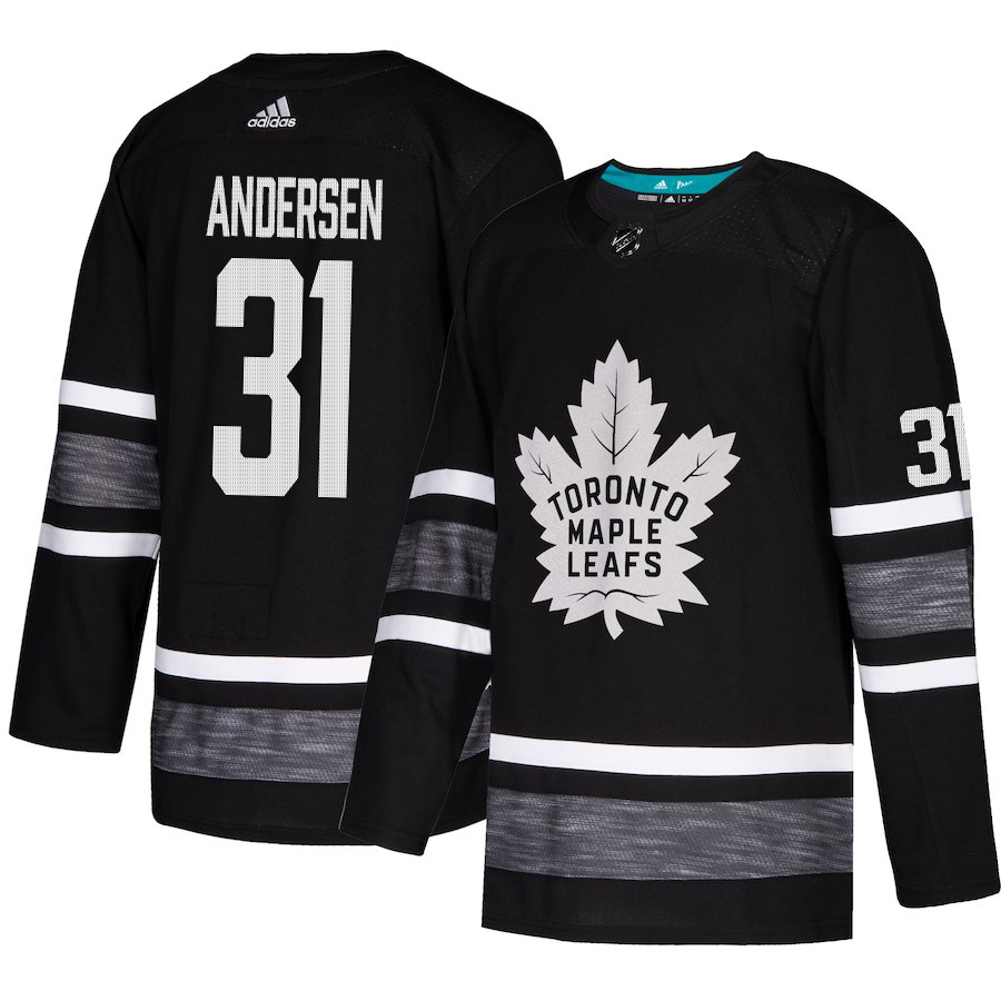 Adidas Maple Leafs #31 Frederik Andersen Black 2019 All-Star Game Parley Authentic Stitched NHL Jersey Adidas Maple Leafs #31 Frederik Andersen Black 2019 All-Star Game Parley Authentic Stitched NHL Jersey