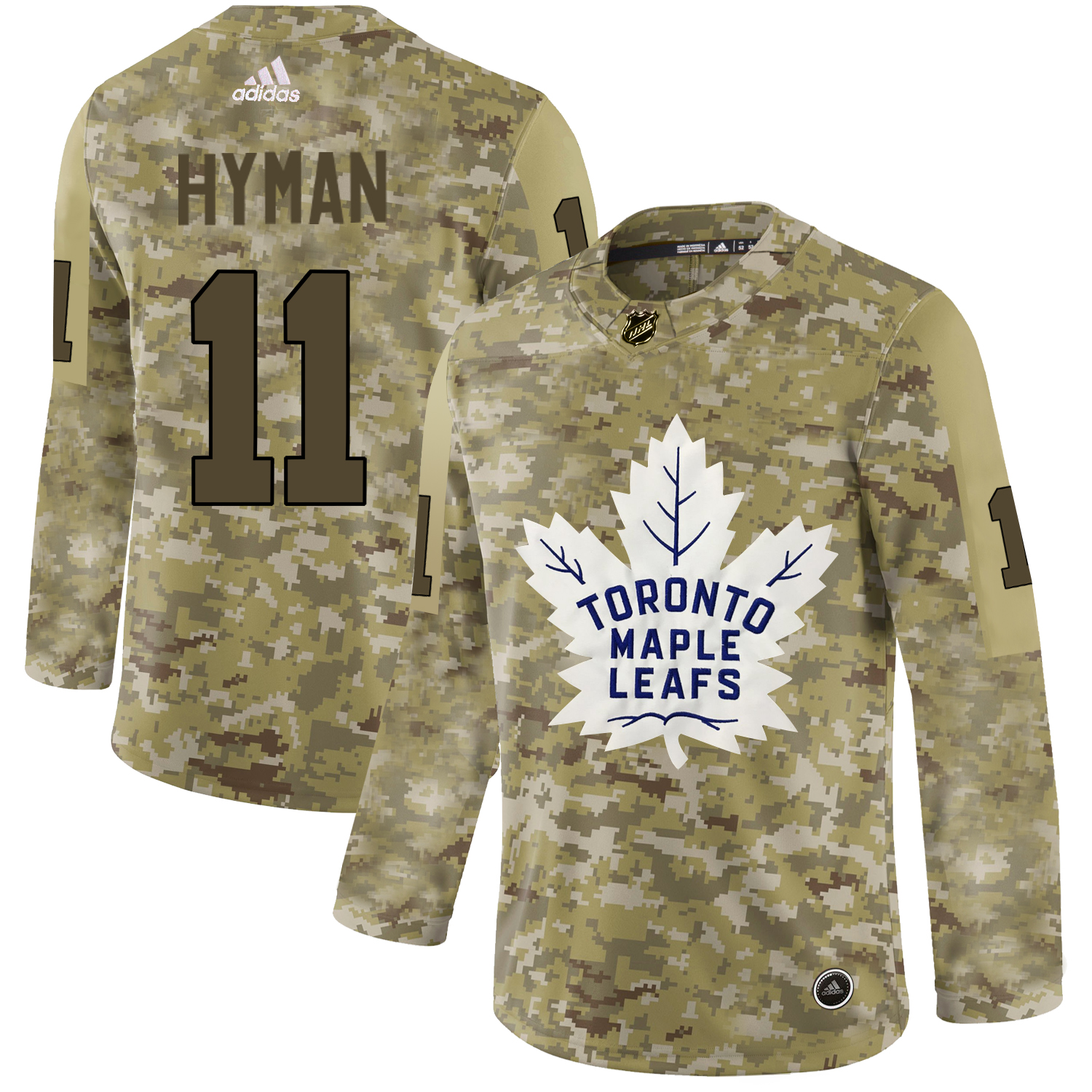 Adidas Maple Leafs #11 Zach Hyman Camo Authentic Stitched NHL Jersey Adidas Maple Leafs #11 Zach Hyman Camo Authentic Stitched NHL Jersey