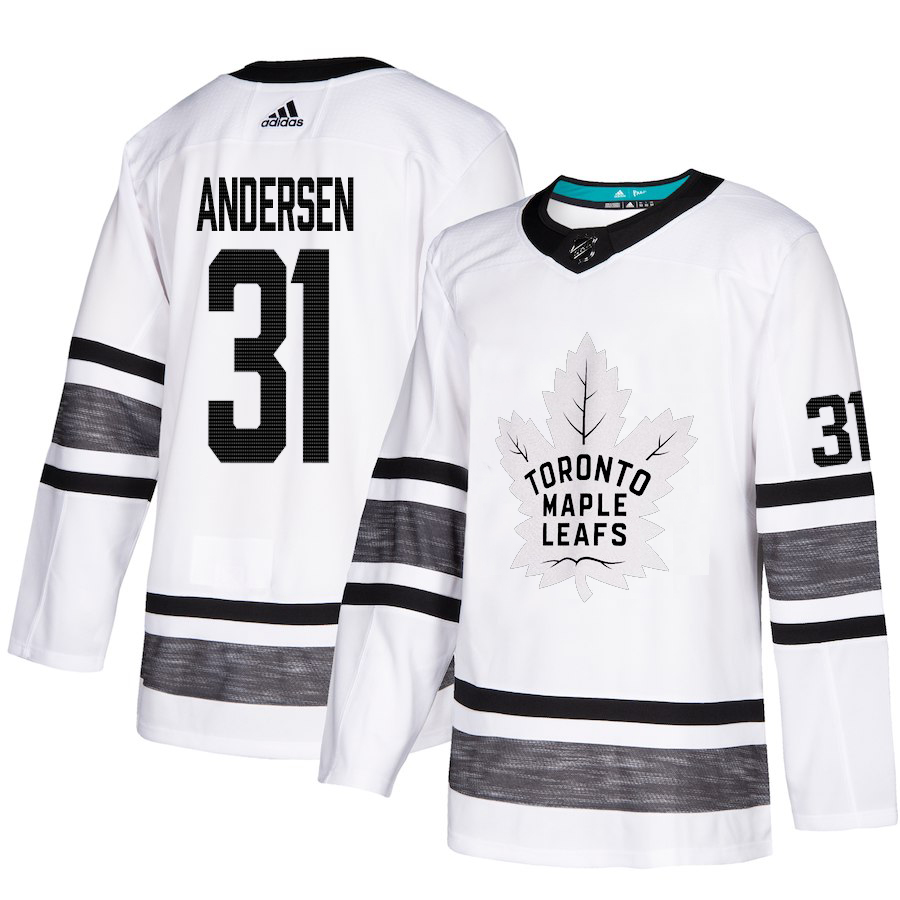 Adidas Maple Leafs #31 Frederik Andersen White 2019 All-Star Game Parley Authentic Stitched NHL Jersey Adidas Maple Leafs #31 Frederik Andersen White 2019 All-Star Game Parley Authentic Stitched NHL Jersey