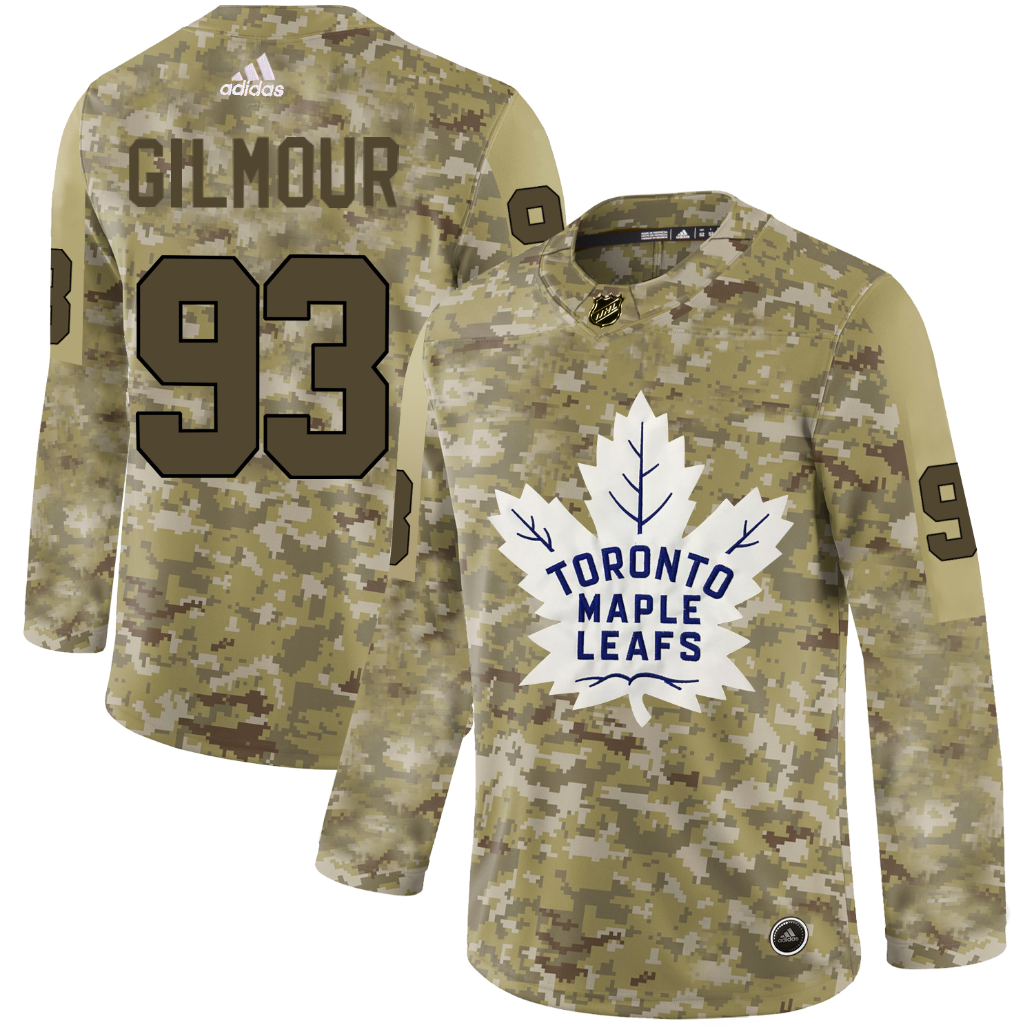 Adidas Maple Leafs #93 Doug Gilmour Camo Authentic Stitched NHL Jersey Adidas Maple Leafs #93 Doug Gilmour Camo Authentic Stitched NHL Jersey