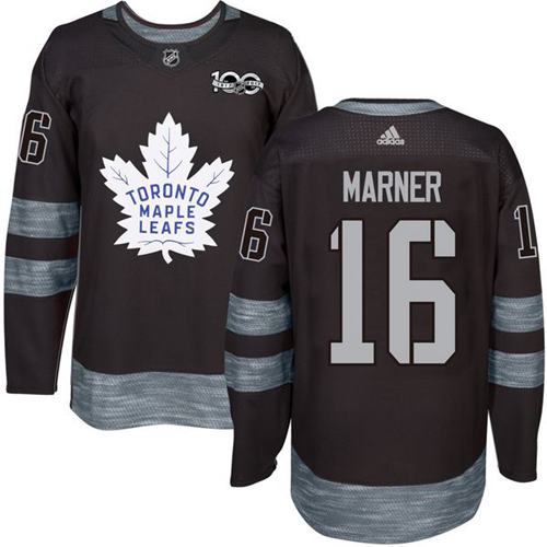 Adidas Maple Leafs #16 Mitchell Marner Black 1917-2017 100th Anniversary Stitched NHL Jersey Adidas Maple Leafs #16 Mitchell Marner Black 1917-2017 100th Anniversary Stitched NHL Jersey