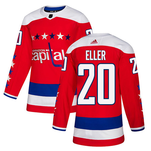 Adidas Capitals #20 Lars Eller Red Alternate Authentic Stitched NHL Jersey Adidas Capitals #20 Lars Eller Red Alternate Authentic Stitched NHL Jersey