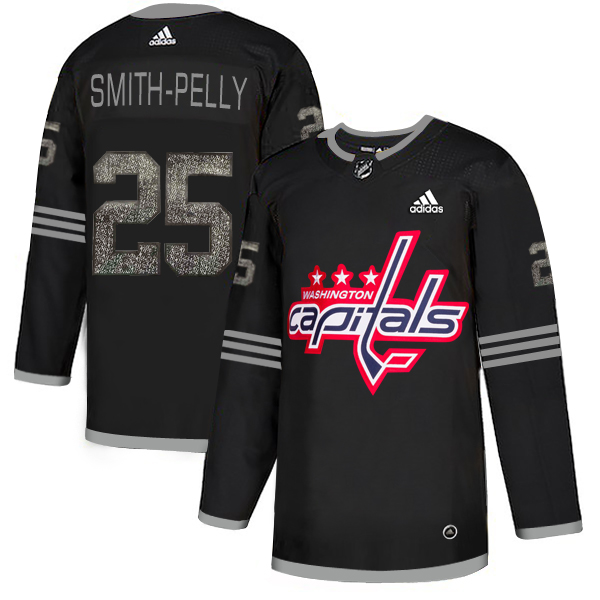 Adidas Capitals #25 Devante Smith-Pelly Black Authentic Classic Stitched NHL Jersey Adidas Capitals #25 Devante Smith-Pelly Black Authentic Classic Stitched NHL Jersey