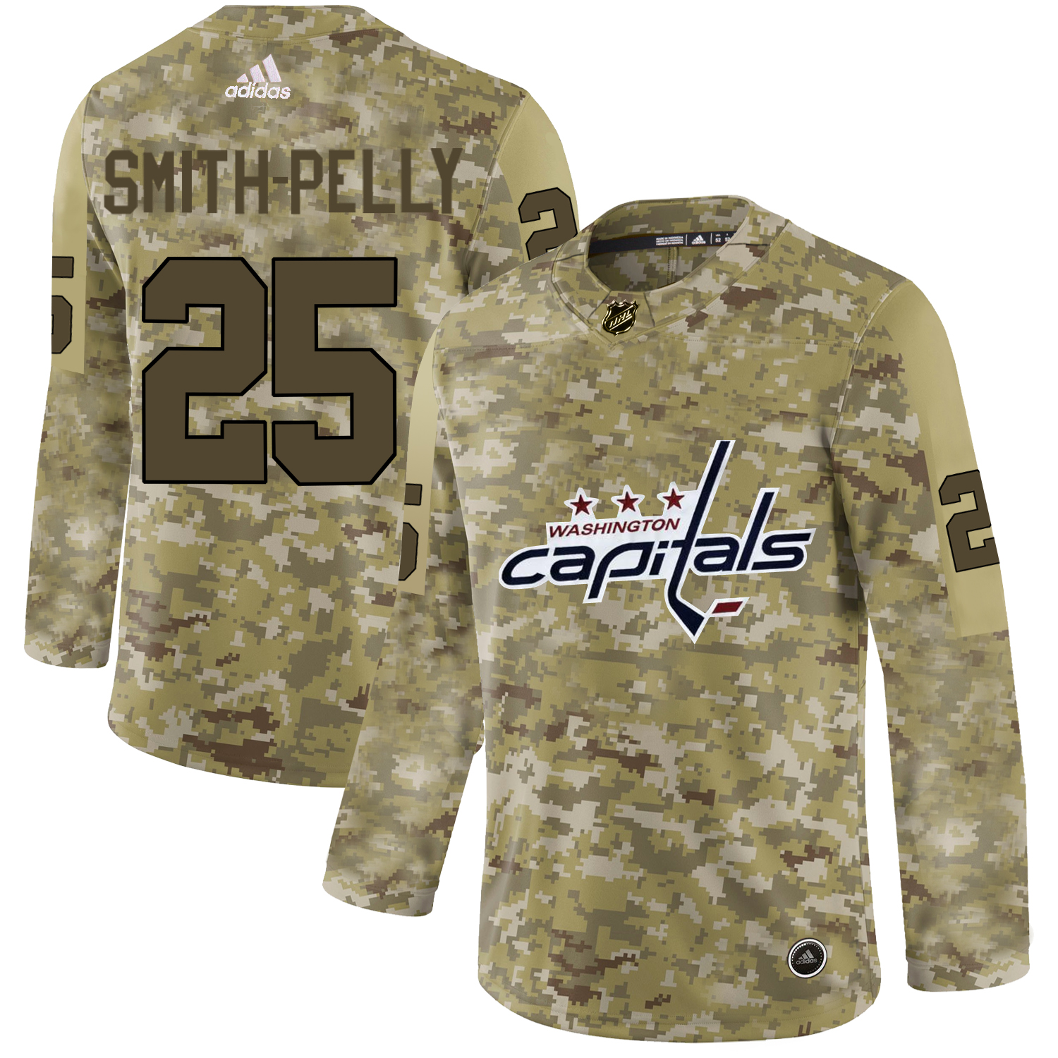 Adidas Capitals #25 Devante Smith-Pelly Camo Authentic Stitched NHL Jersey Adidas Capitals #25 Devante Smith-Pelly Camo Authentic Stitched NHL Jersey