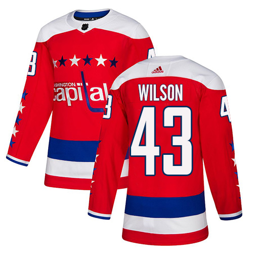 Adidas Capitals #43 Tom Wilson Red Alternate Authentic Stitched NHL Jersey Adidas Capitals #43 Tom Wilson Red Alternate Authentic Stitched NHL Jersey