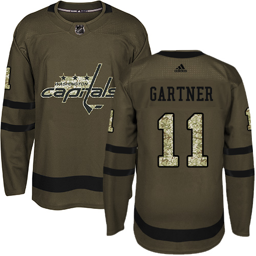 Adidas Capitals #11 Mike Gartner Green Salute to Service Stitched NHL Jersey Adidas Capitals #11 Mike Gartner Green Salute to Service Stitched NHL Jersey