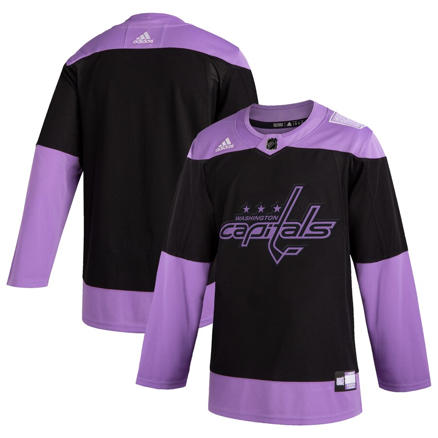 Washington Capitals Adidas Hockey Fights Cancer Practice Jersey Black Washington Capitals Adidas Hockey Fights Cancer Practice Jersey Black